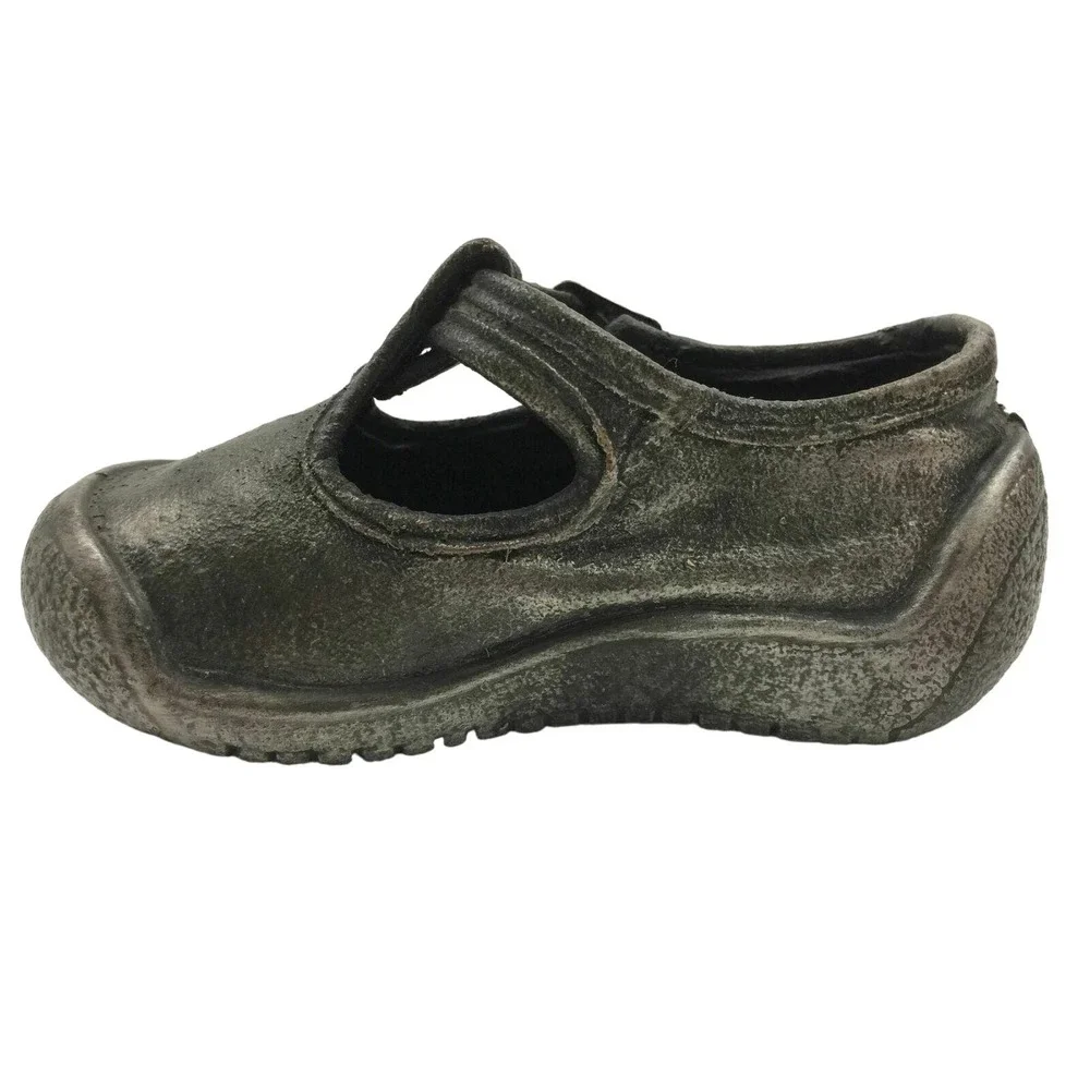 Botanguita Hand Painted Silver Miniature Child's Toddler Baby Shoe Figurine